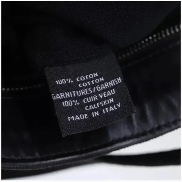 Chanel Tote Bag Pile Black Auth - Picture 13 of 14